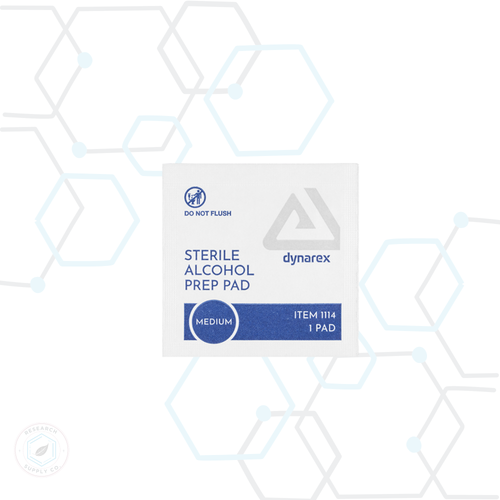 Dynarex Alcohol Prep Pads - 70% Isopropyl (100ct Box)