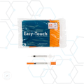 EasyTouch U-100 Insulin Syringes - Precision Fixed Needle