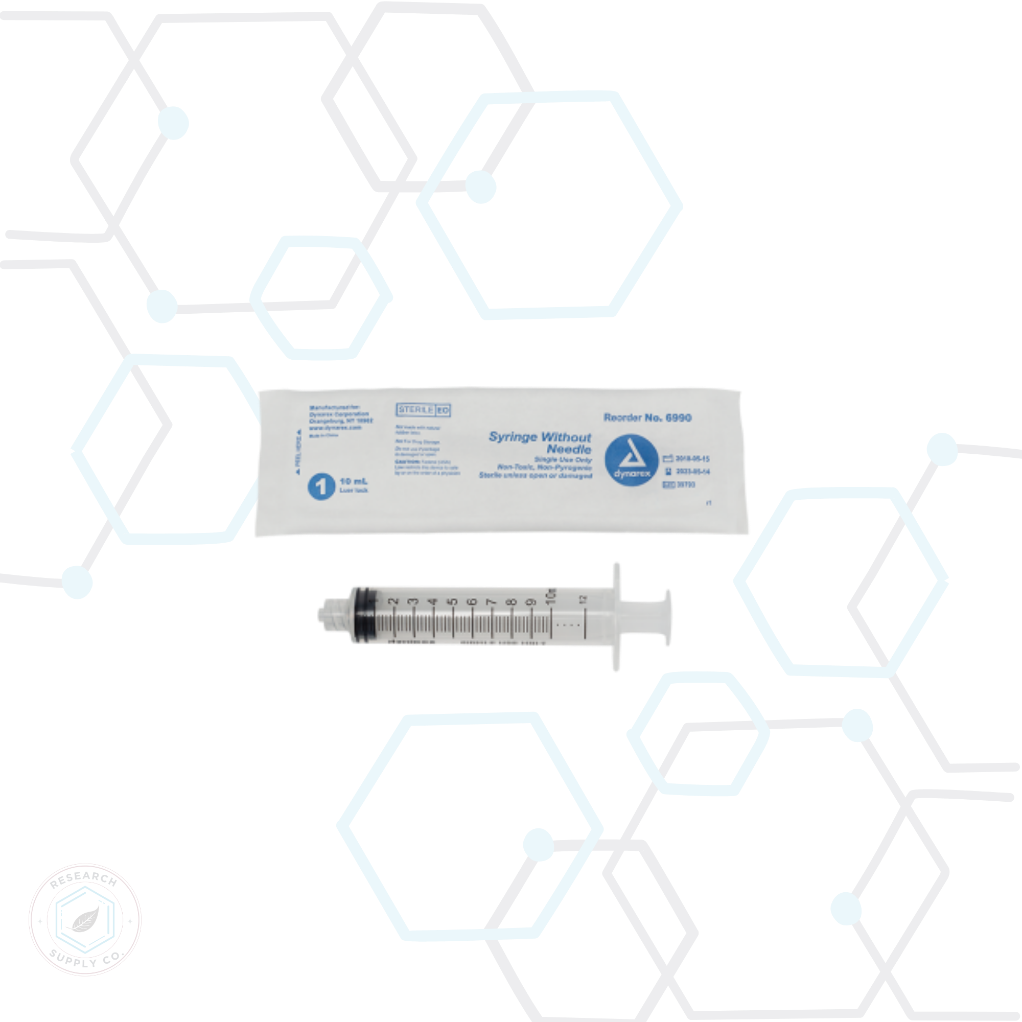 Dynarex Luer Lock Syringes (Sterile)