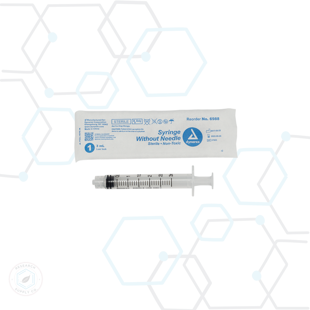 Dynarex Luer Lock Syringes (Sterile)