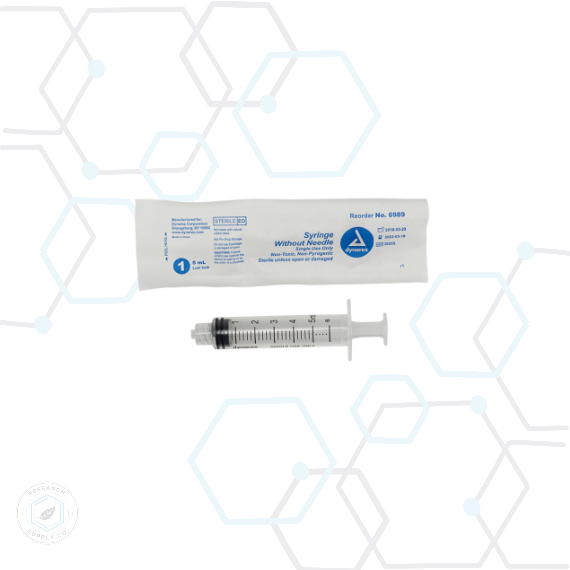 Dynarex Luer Lock Syringes (Sterile)