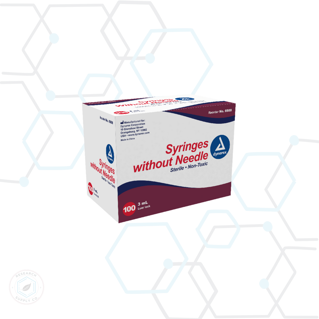 Dynarex Luer Lock Syringes (Sterile)
