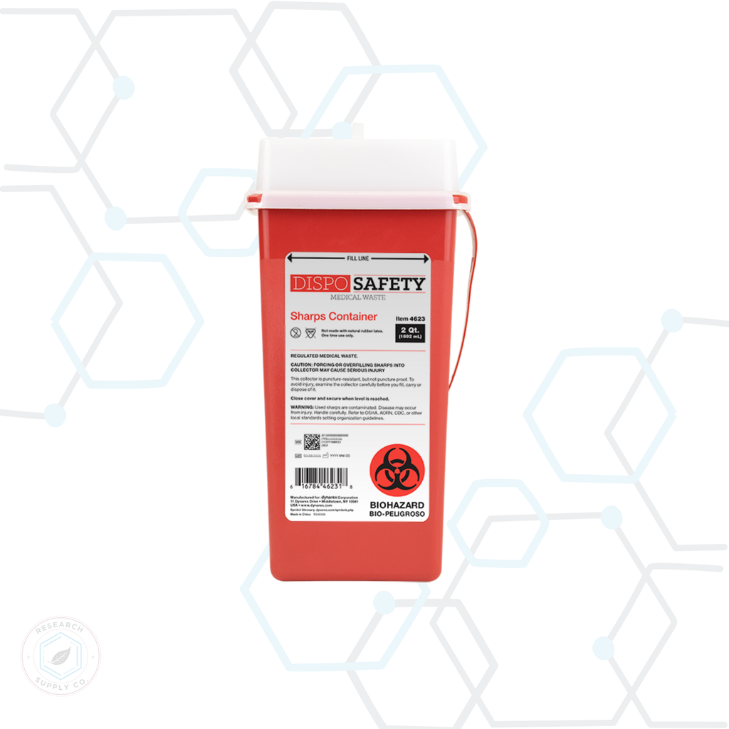 High-Density Sharps Disposal Container (2 Quart)